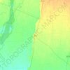 Bhakkar topographic map, relief map, elevations map