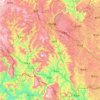 Napo County topographic map, elevation, relief