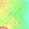 Makueni topographic map, relief map, elevations map