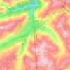 Andermatt topographic map, elevation, relief