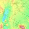 Kajiado County topographic map, relief map, elevations map