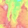 Baringo topographic map, relief map, elevations map