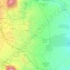 Kitui topographic map, elevation, relief