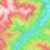Klausen - Chiusa topographic map, elevation, relief