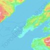 Frosta topographic map, elevation, relief