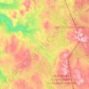 Trøndelag topographic map, elevation, relief