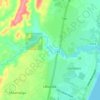 Congo river topographic map, relief map, elevations map