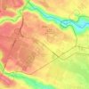 Thika topographic map, elevation, relief