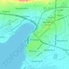 Kisumu topographic map, elevation, relief